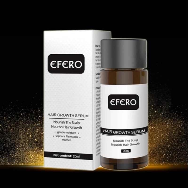 Efero Penumbuh Rambut / Jambang /  Brewok / Alis /Jenggot / Kumis / Efero Hair Growth Essential Oil