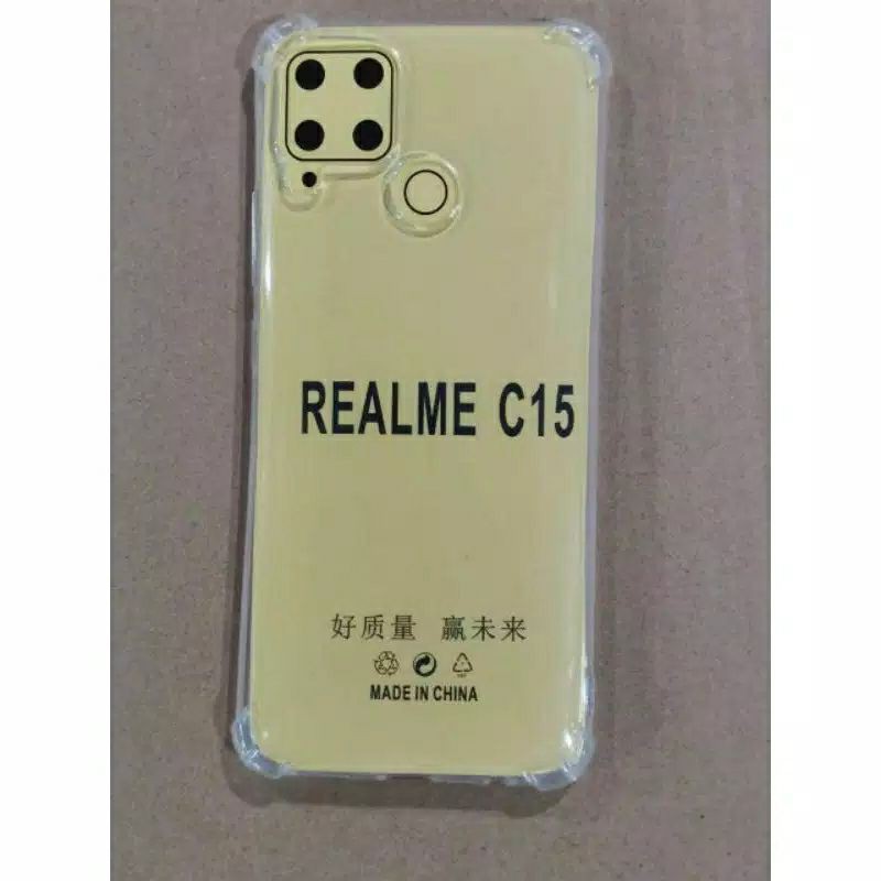 soft case Realme C15 C12 C11 5 pro 3 pro C1 C2 anti crack bening transparan