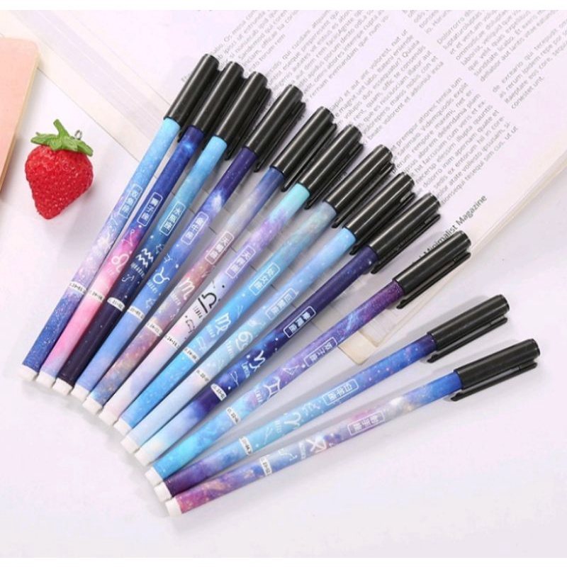 

PENA GEL 12 ZODIAK / PULPEN HOROSCOPE / PEN