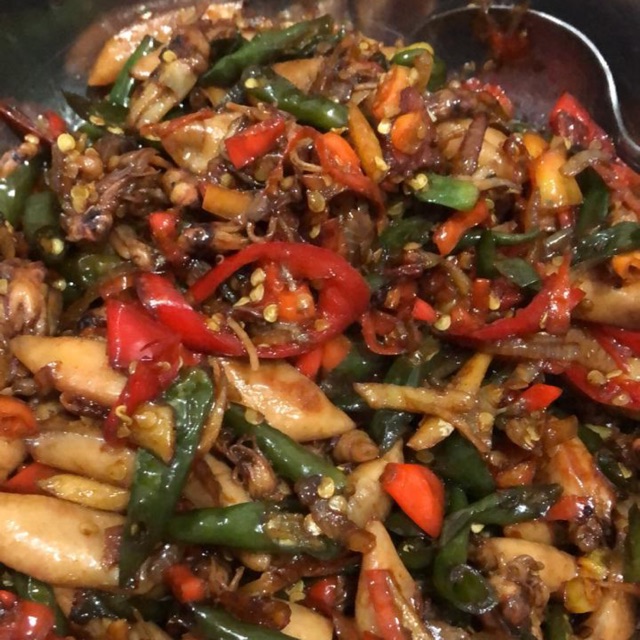 

cumi asin cabe ijo