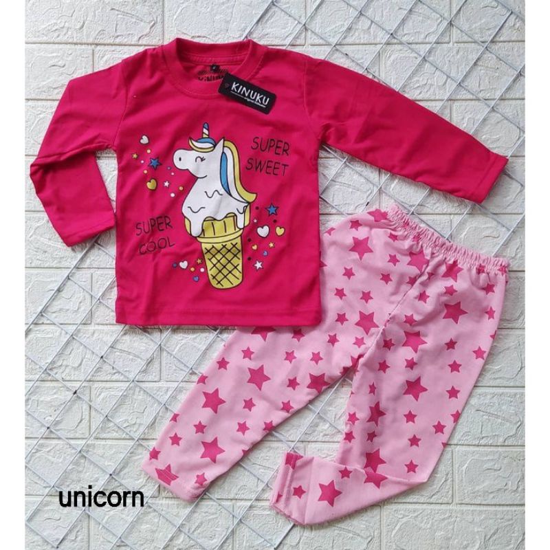 Baju Tidur Anak Branded, Piyama Anak Murah, Stelan PP Motif Mickey Mouse, Set PP LV Gucci