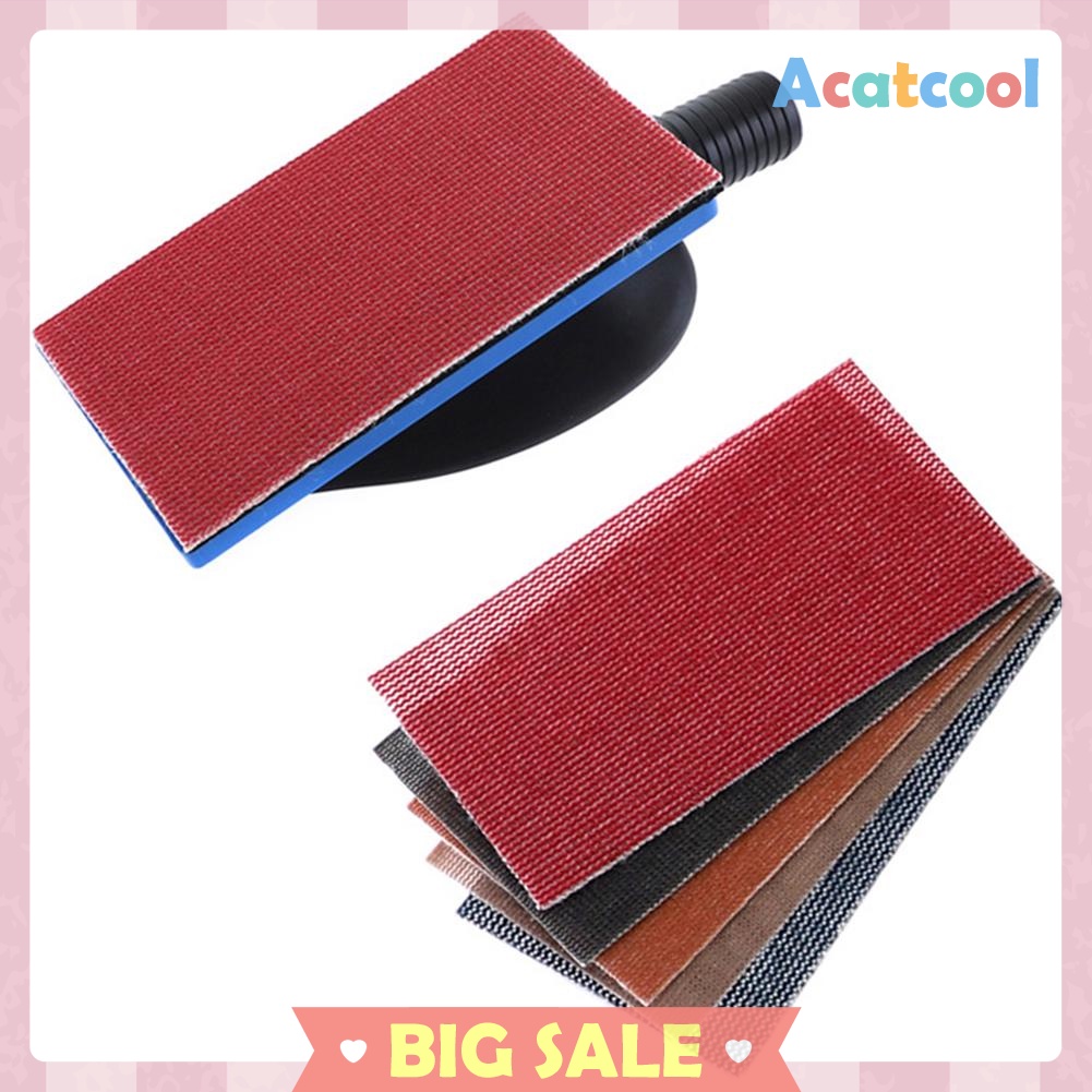 Sanding Block Hand Dust Extraction Sanding Grinding Dust Free Abrasive Tool