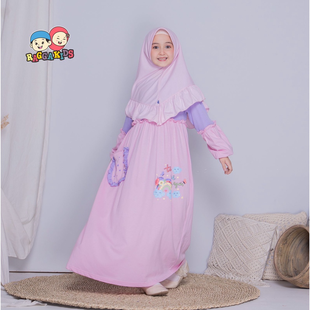 Raggakids Gamis Kaos syari Anak RG53