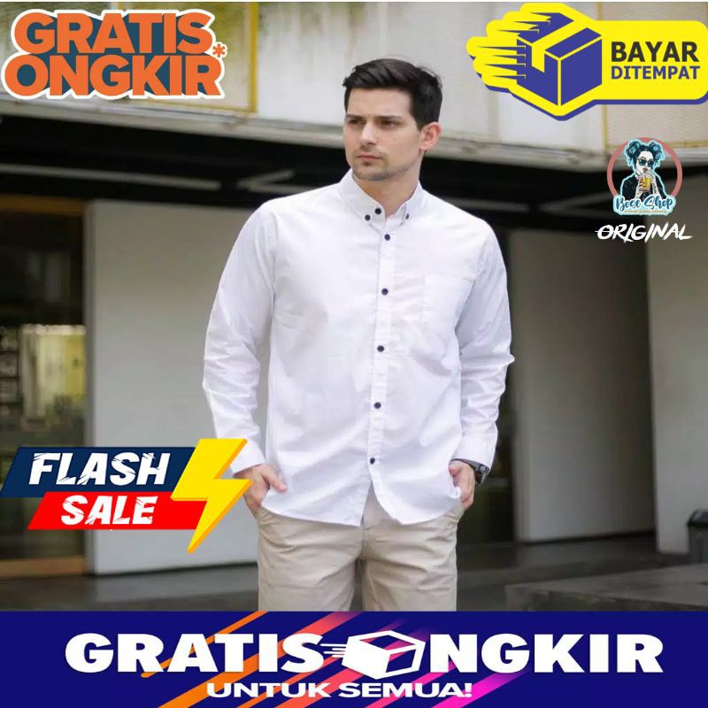 KEMEJA PANJANG PRIA SLIMFIT / KEMEJA POLOS / KEMEJA KANTOR / KEMEJA CASUAL PRIA