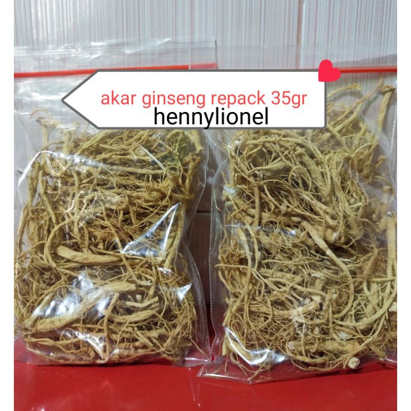

Akar ginseng premium/yang shen chiu kemasan 35gr