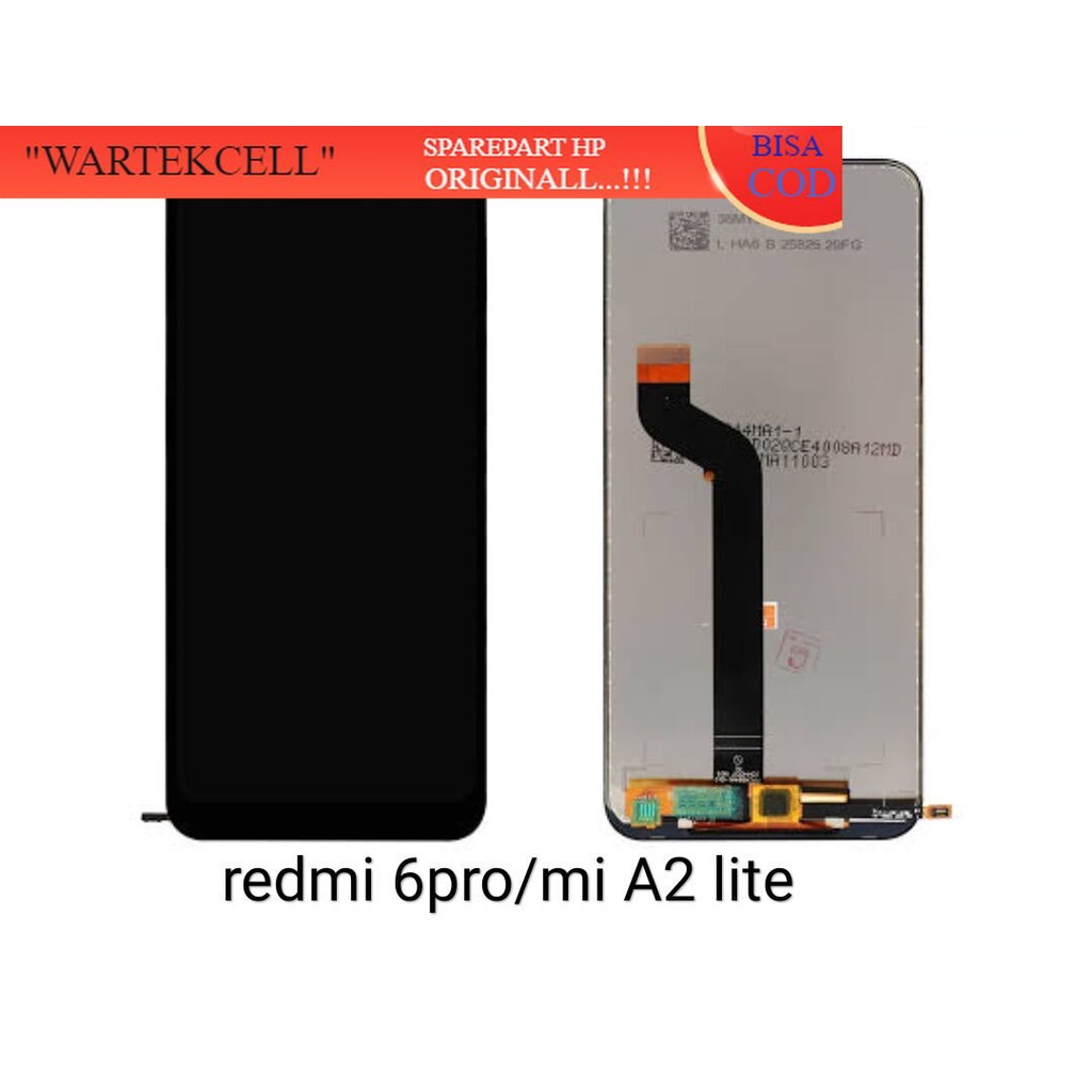 LCD FULLSET TC XIAOMI REDMI 6PRO DAN MI A2 LITE