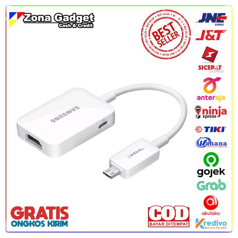 Samsung Mhl 2.0 Micro Usb 11pin To Hdmi - Hdtv Adapter