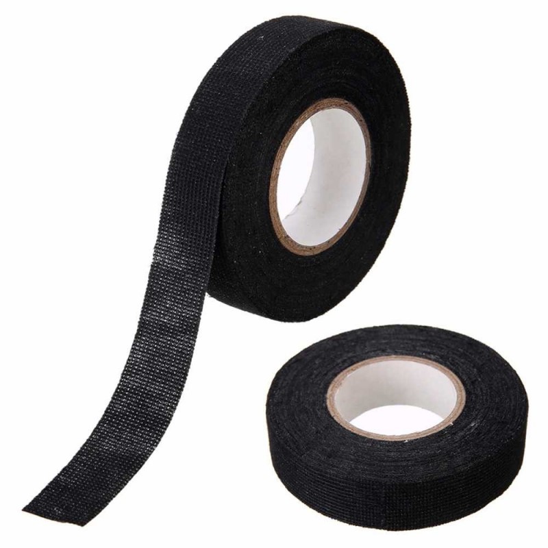 Lakban Kabel Listrik Adhesive Cloth Wiring Tape 19mm