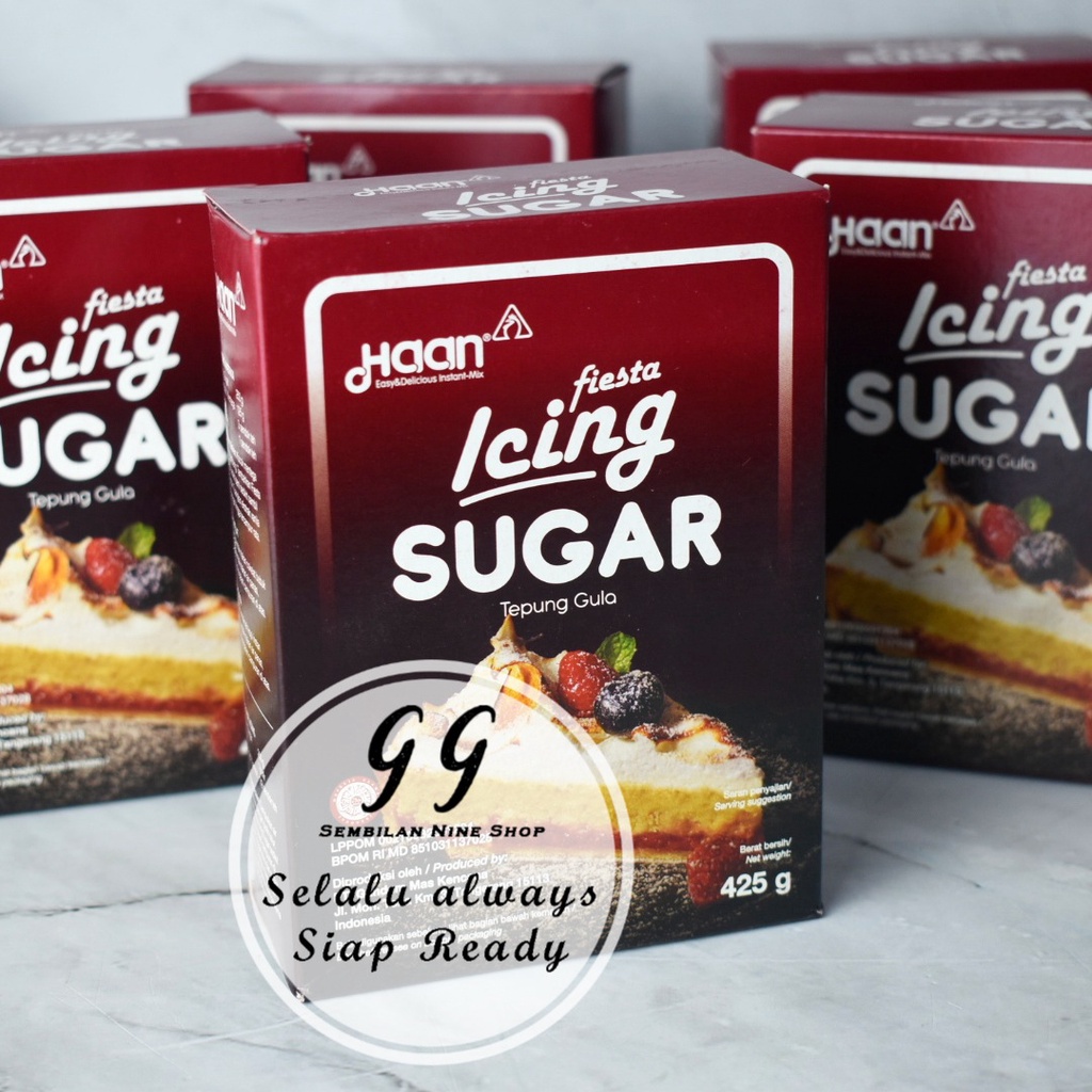 

ICING SUGAR FIESTA 425 Gram HAAN Bubuk Gula Halus Powdered Sugar