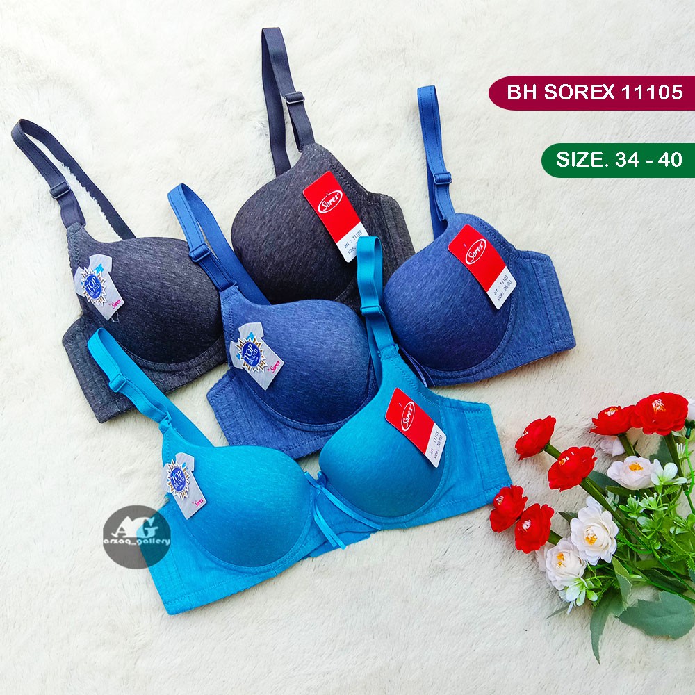 Bra Sorex 11105 Melange | Bra busa kawat kancing 3