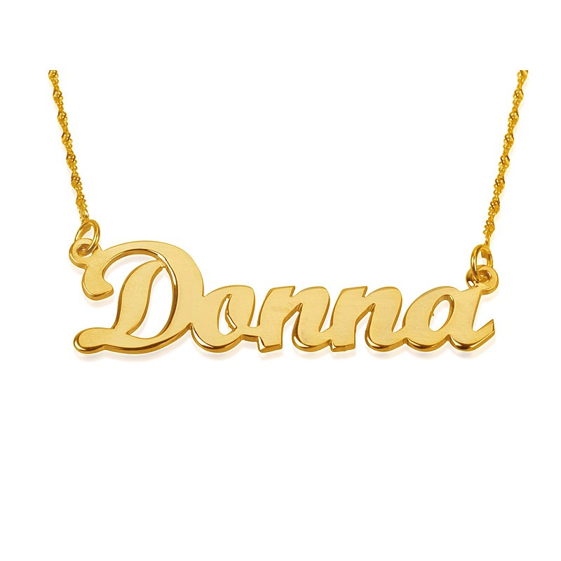 PROMO! KALUNG NAMA GOLD TITANIUM FASHION WANITA INISIAL LAPIS EMAS ASLI anti karat -KODEGM 02