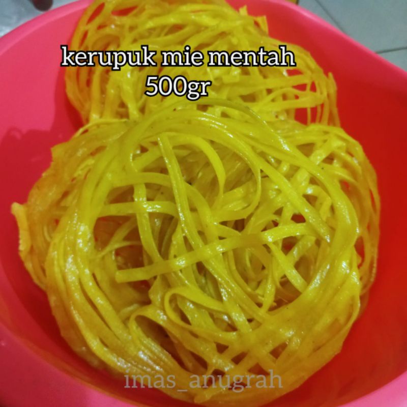 

KERUPUK MIE MENTAH / KRUPUK MIE MENTAH 500GR