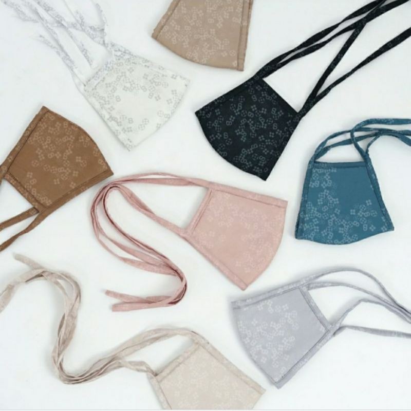 Face Mask Buttonscarves The Monogram Padded Mask Masker Original