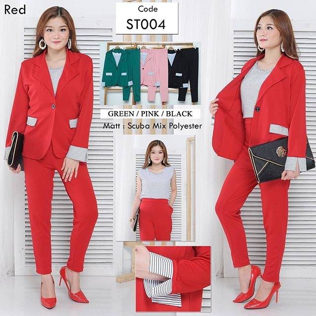 set blazer + dalaman