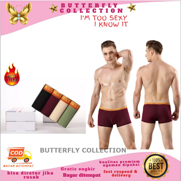 Boxer Pria Celana dalam pria sexy underwear  CD panty cowok panties  BF99