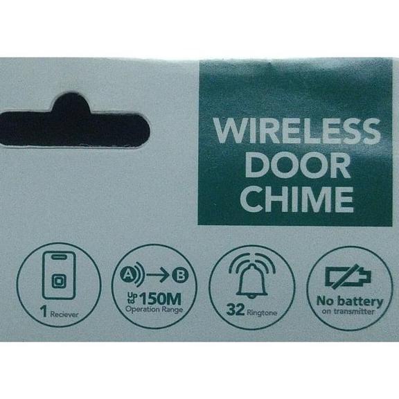 Bel Pintu Tanpa Kabel Bel Pintu Wireless Alarm Tanpa Kabel