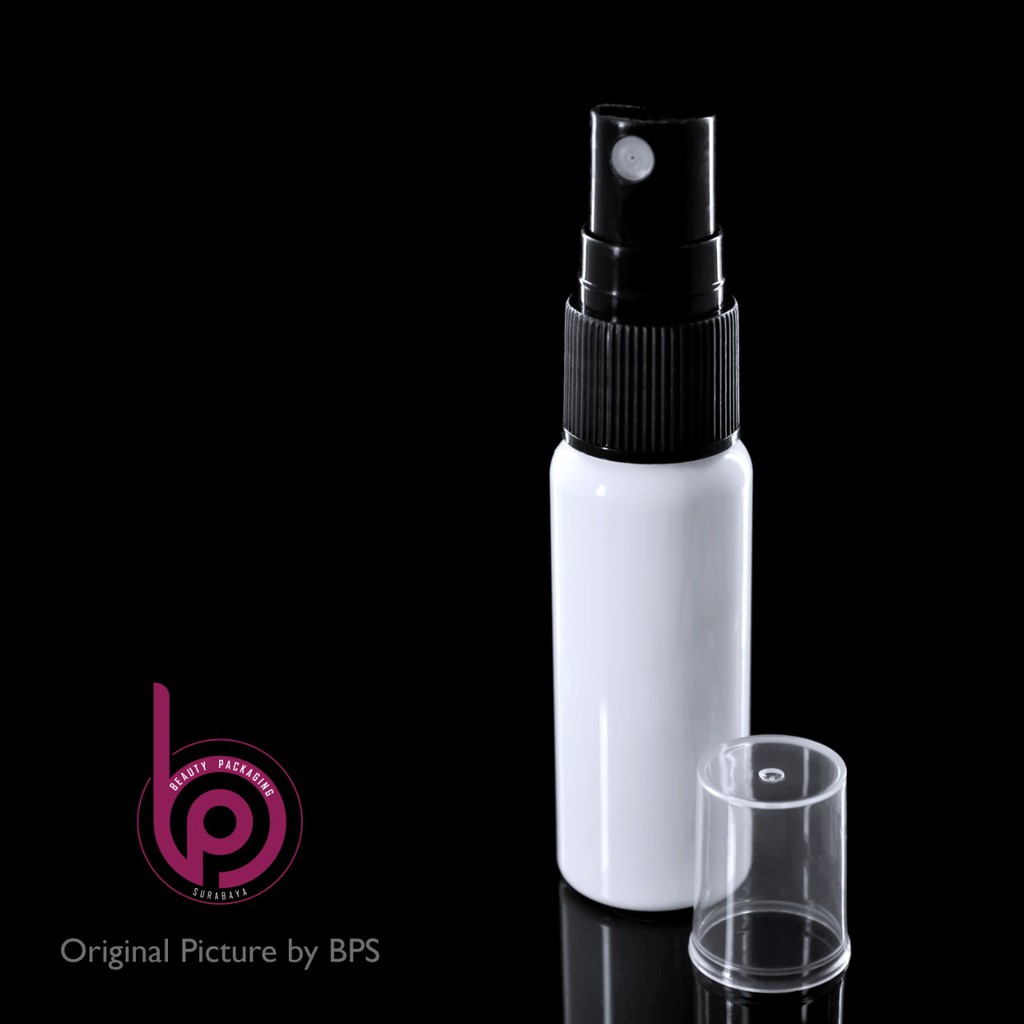 Botol Plastik PET 20ml BR Putih Tutup Spray