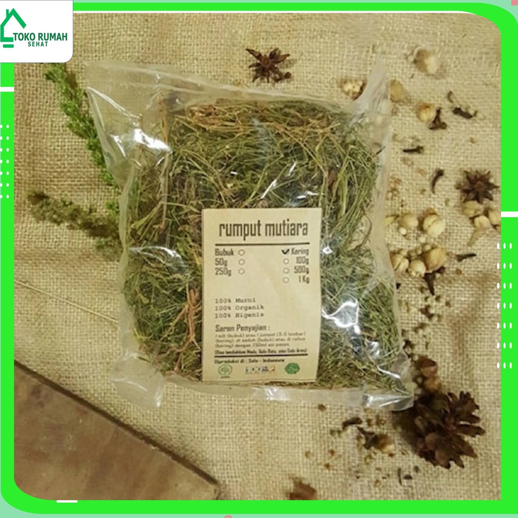 

RUMPUT MUTIARA KERING 1 KG - Oldenlandia - MURNI