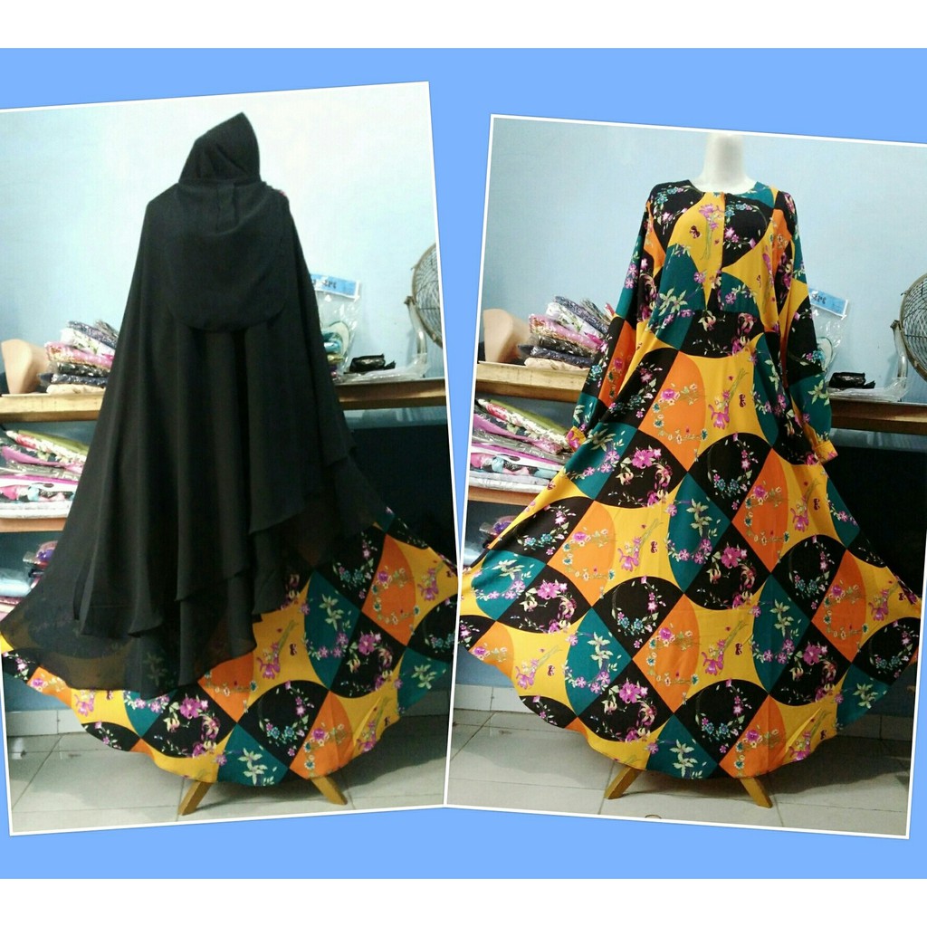 PROMO Set Gamis Cadar Jumbo