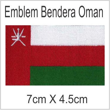 Oman Emblem Bordir Badge