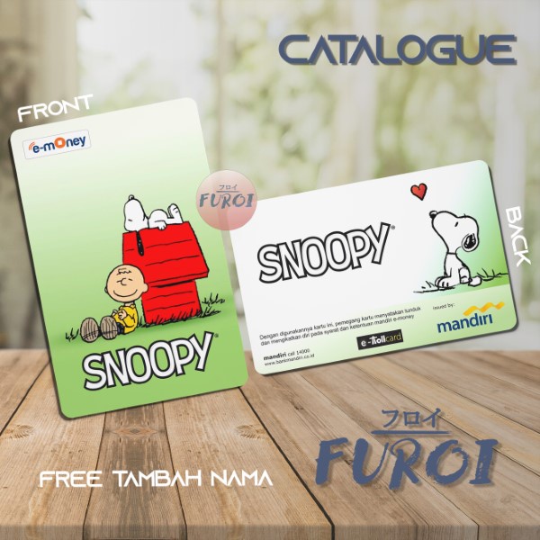 Custom Flazz BCA | Custom Emoney Mandiri | Peanuts | Snoopy Nap Time