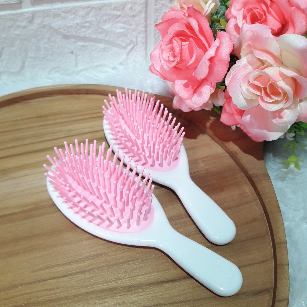 1402 / Sisir rambut anak perempuan anti statis motif ES CREAM