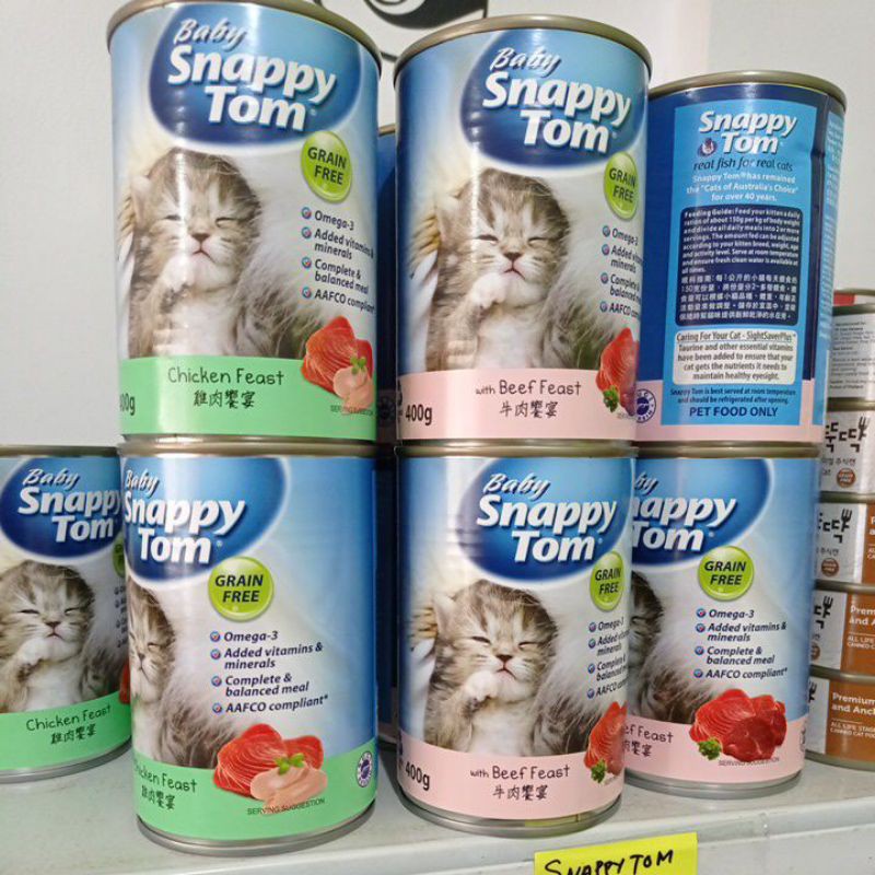 SNAPPY TOM BABY KITTEN 400GR MURAH