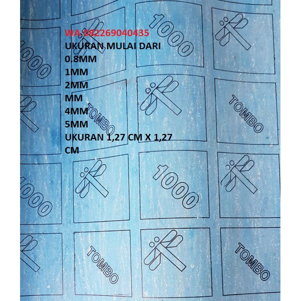 

PACKING TOMBO BIRU- TOMBO 1000 - PACKING TOMBO