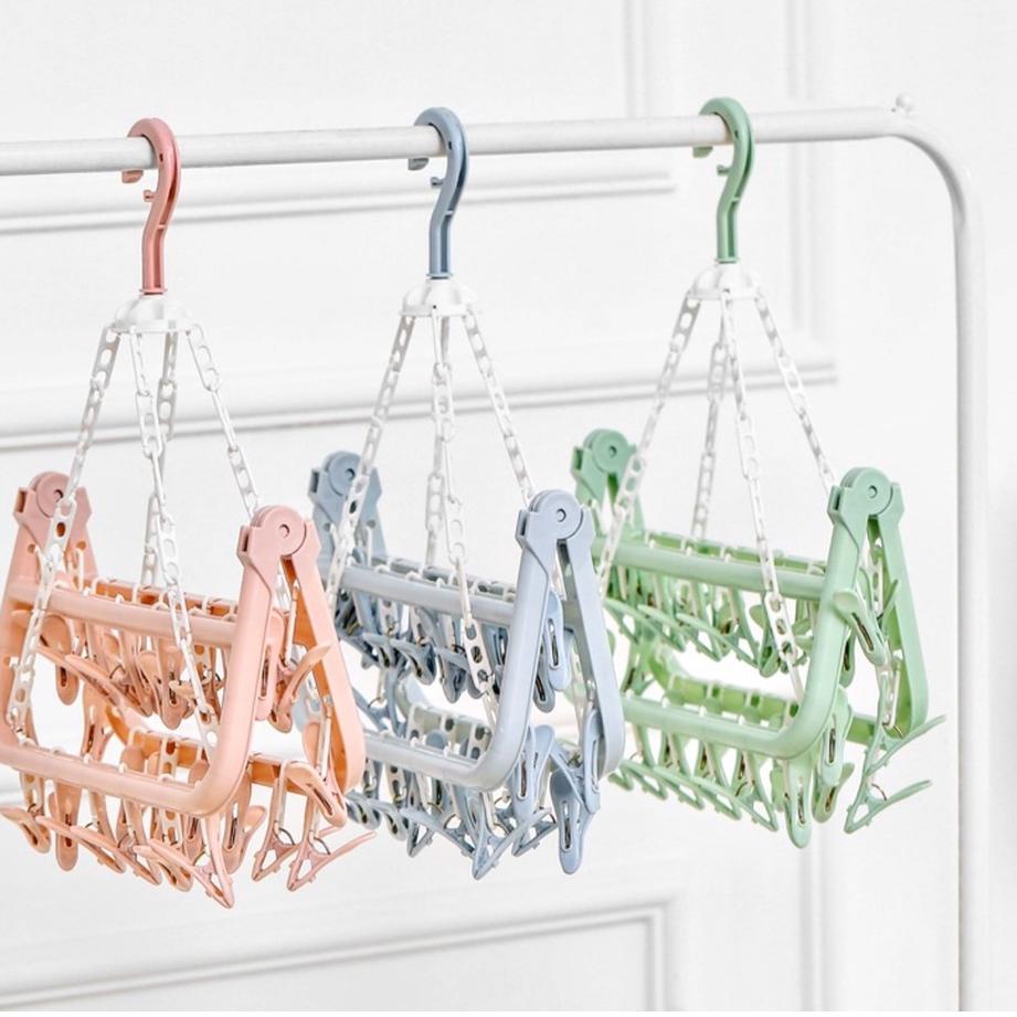 [SVNK04965] Jemuran Menara / Jemuran Bayi / Hanger Baju/Jemuran Baju Lipat / Gantungan Baju Jemuran,