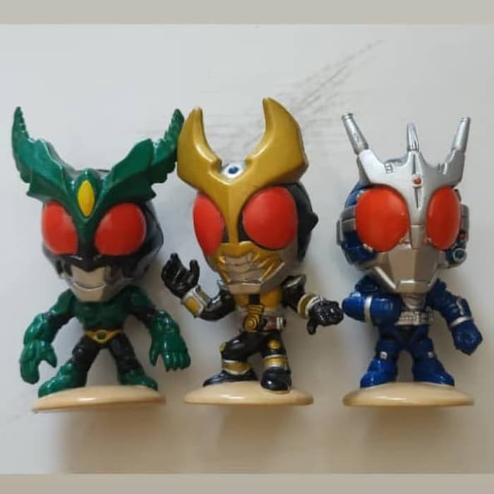Kamen Rider Chibi WCF Agito G3 Gills Action Figure Set