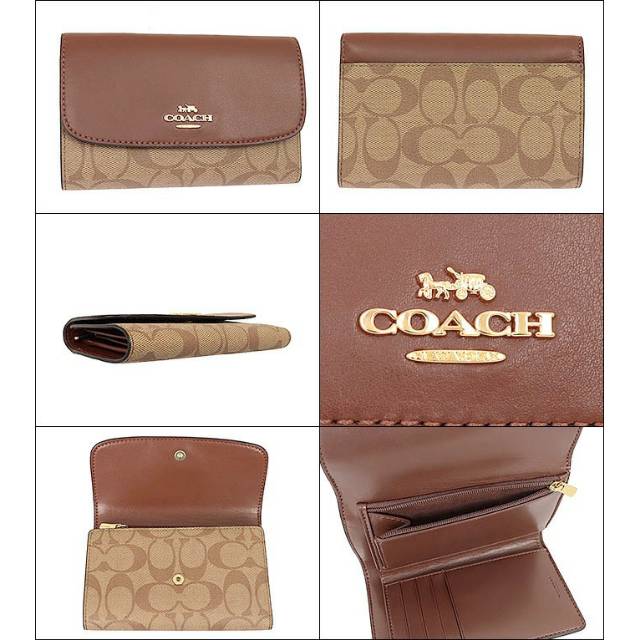 Coach siganture medium envelope wallet
