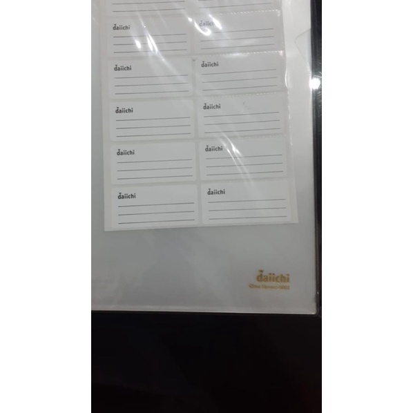 

➹ Map L / map bening / Clear Sleeves Daiichi ukuran A4 (isi 12 pcs) ☛