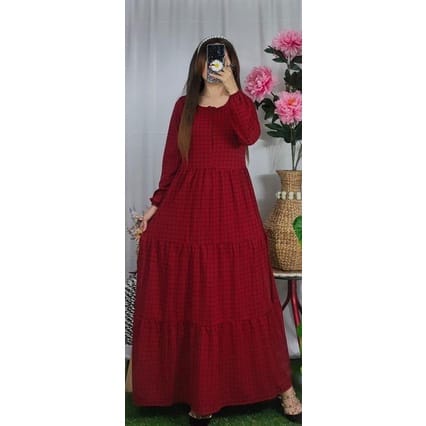 Longdress Wanita Kotak LongDress Kotak Gamis Kotak