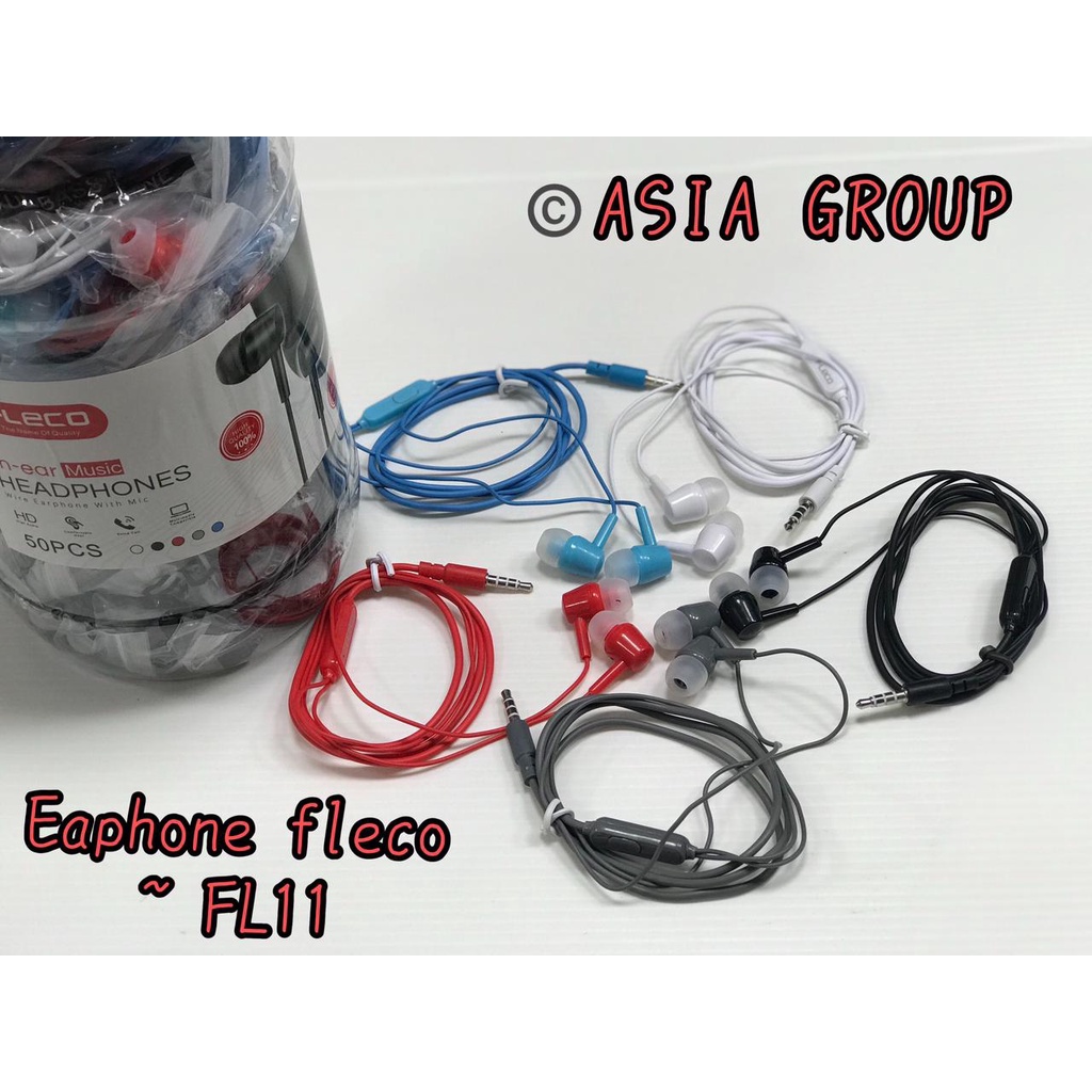 1TOPLES EARPHONE HEADSET FLECO FL00 / FL11 TOPLES ISI 50PCS EXTRA BASS STEREO [MPG]