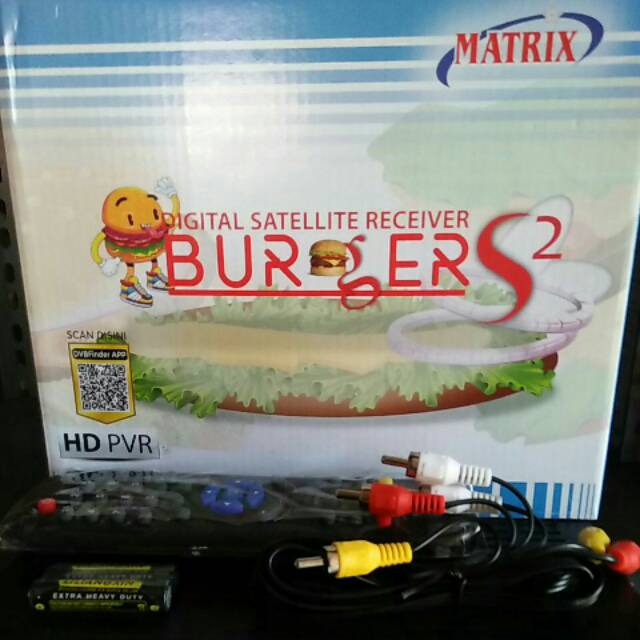 Receiver Parabola Matrix Burger S2 HD PVR