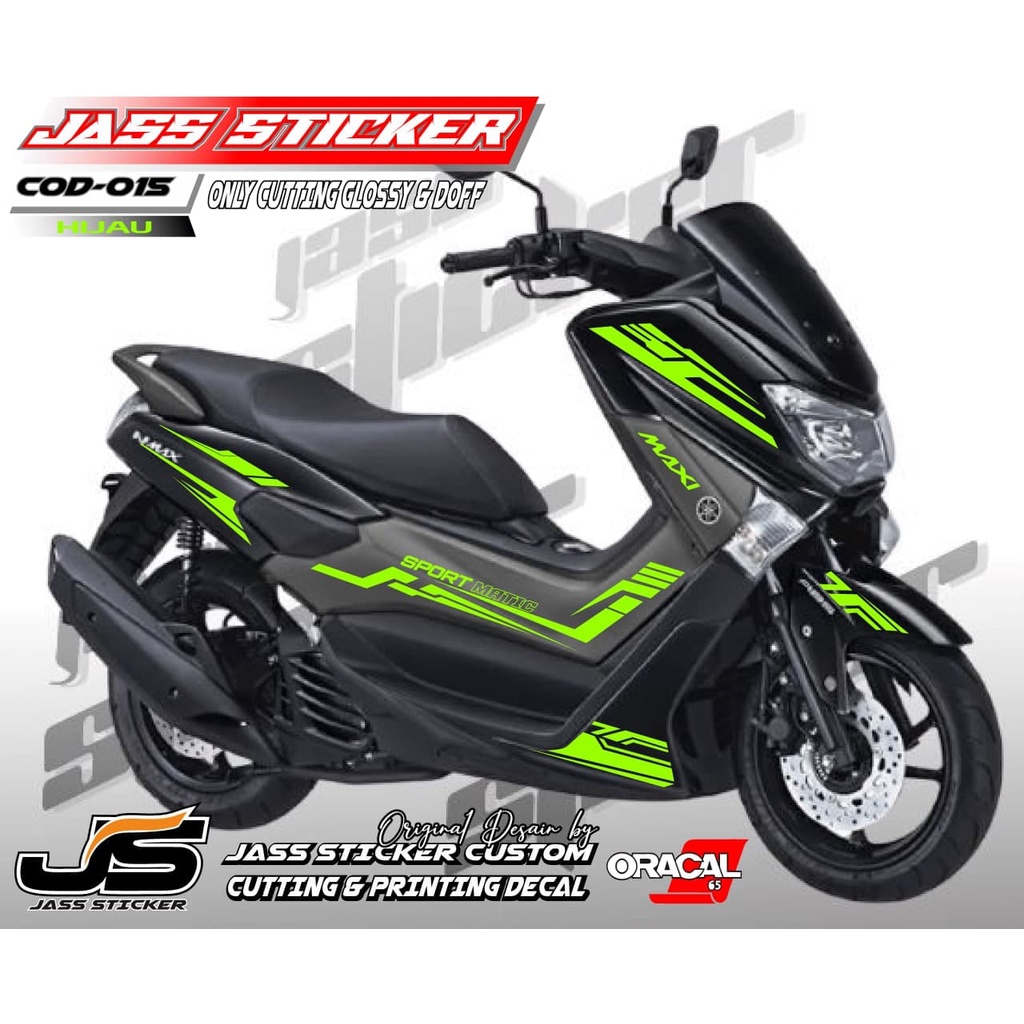 (COD) STICKER CUTTING NMAX / STIKER STRIPING NMAX 2018 / STRIPING VARIASI NMAX/ AKSESORIS MOTOR NMAX