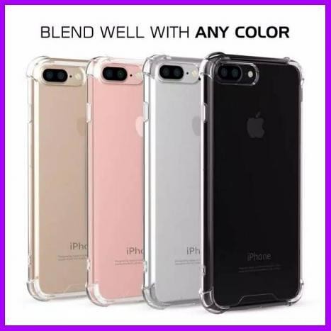 IPHONE 6+ 7+ 8+ 6 PLUS 7 PLUS 8 PLUS CASE SOFT ANTICRACK KERAS AKRILIK, FUZE ANTI CRACK HARDCASE