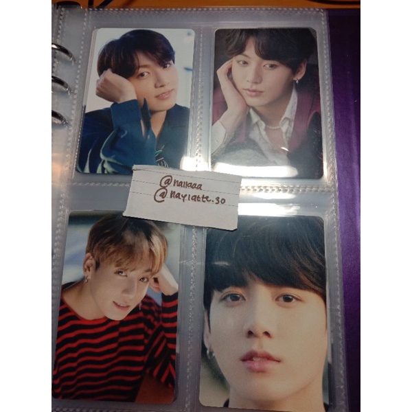 PHOTOCARD DICON BTS OFFICIAL JUNGKOOK SATUAN