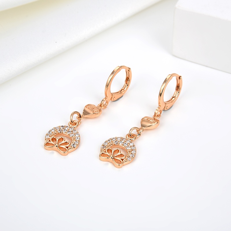 anting titanium wanita emas muda anti karat dewasa tusuk korea asli panjang dan luntur korea style selamanya dewasa 112e