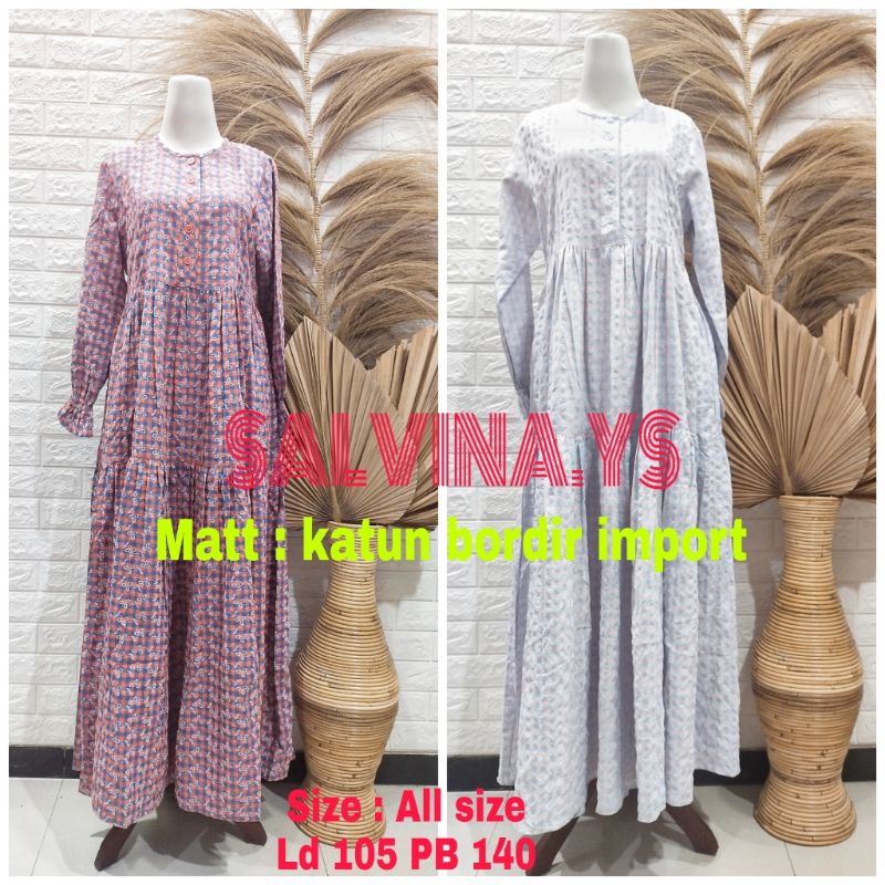 GAMIS SALVINA.YS KATUN BORDIR IMPORT