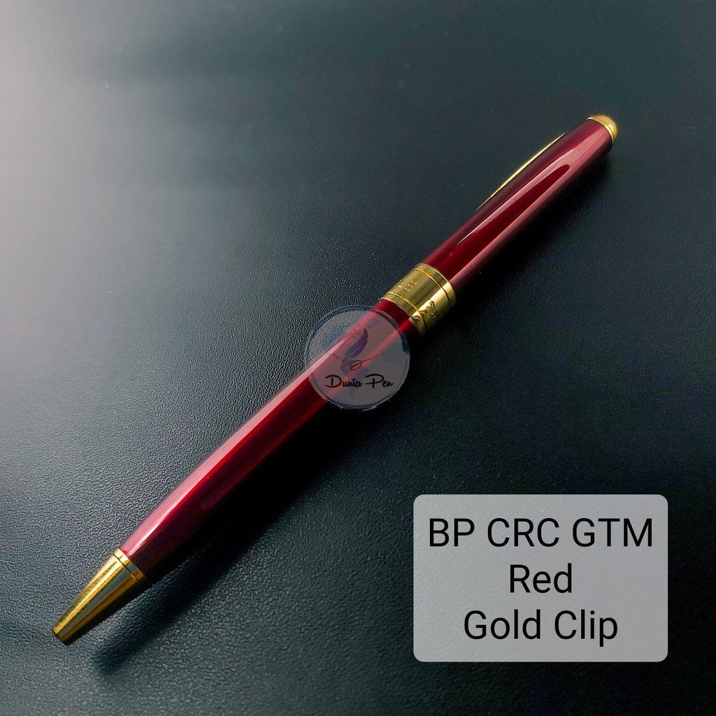 

Pen Metal CRC GTM Red Gold, Pen Elegan Berkelas Bisa Custom Grafir Logo Nama