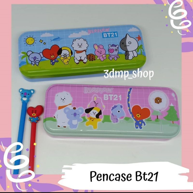 Pencase Tempat Kotak Pensil BT21 BTS KPOP