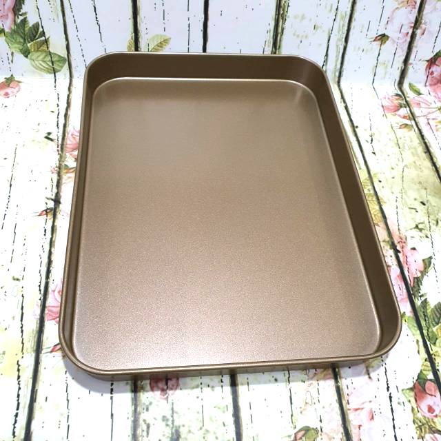 Loyang kue roti bolu gulung 24.5x18.8x2.3cm baking bake pan anti lengket