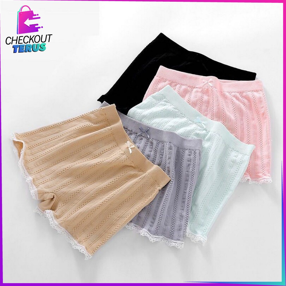 CT P63 Celana Dalam Pendek Wanita Celana Dalam Boxer Wanita CD Short Pants Wanita Pakaian Dalam Wanita CD Wanita