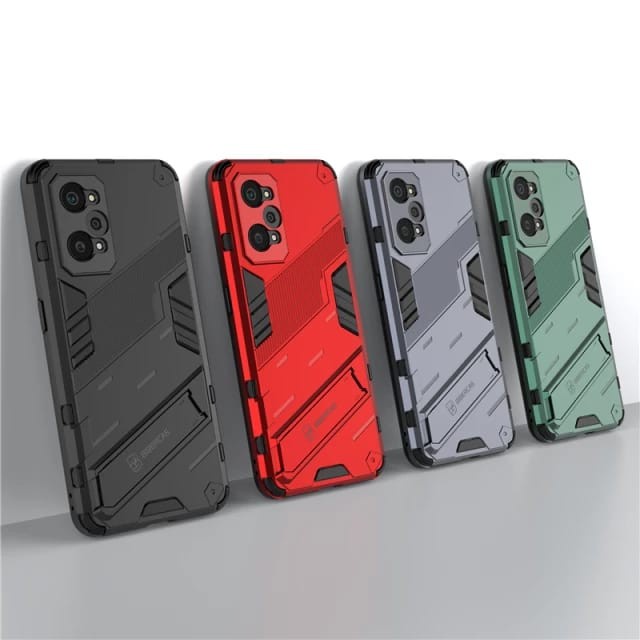 REALME 10 4G 9i 9 4G 9 PRO PLUS / REALME 8 4G / 5G / 8i 8 PRO NARZO 50 GT NEO 2 SOFT CASE KICKSTAND CYBERPUNK SERIES