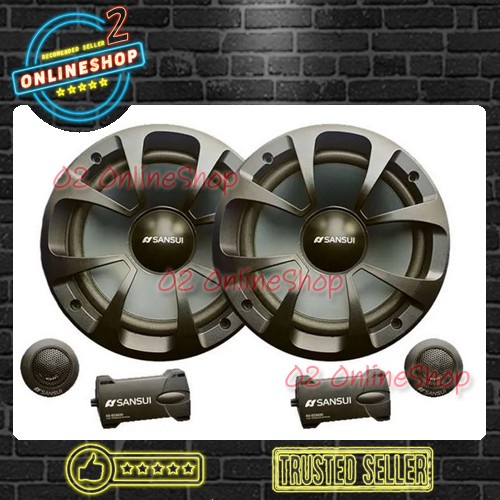 Speaker Sansui 6.5inch Speakers mobil Sansui SS-EC6520 audio mobil