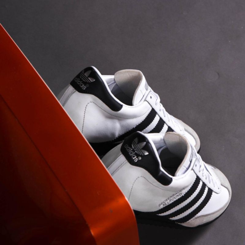 SEPATU ADIDAS BECKENBAUER WHITE BLACK ORIGINAL