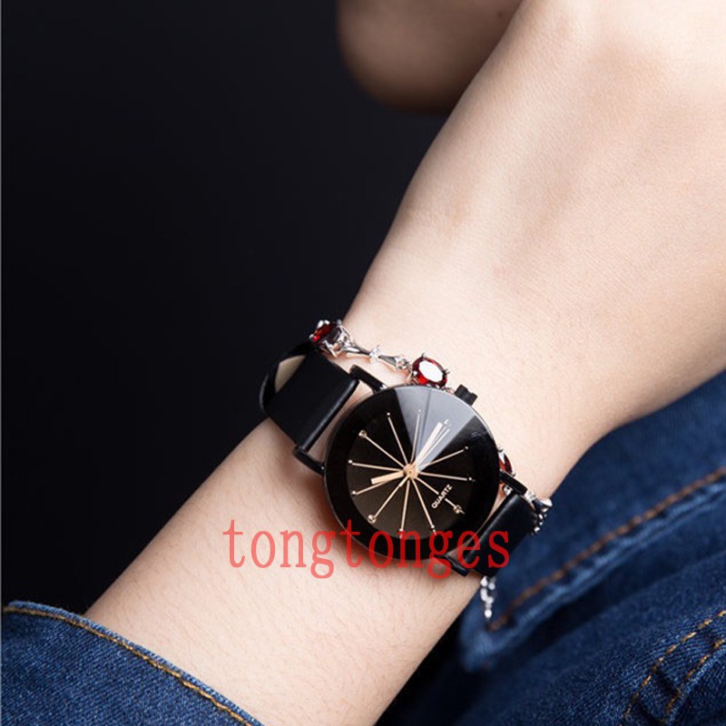 ✅[COD] Jam Tangan Couple Kulit Import Murah Premium Pria Wanita Watch