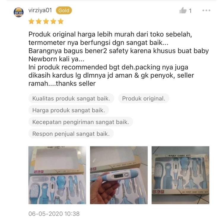 Baby care kit/10 set perlengkapan bayi/kado lahiran/newborn gift set/health care set HLT10-4