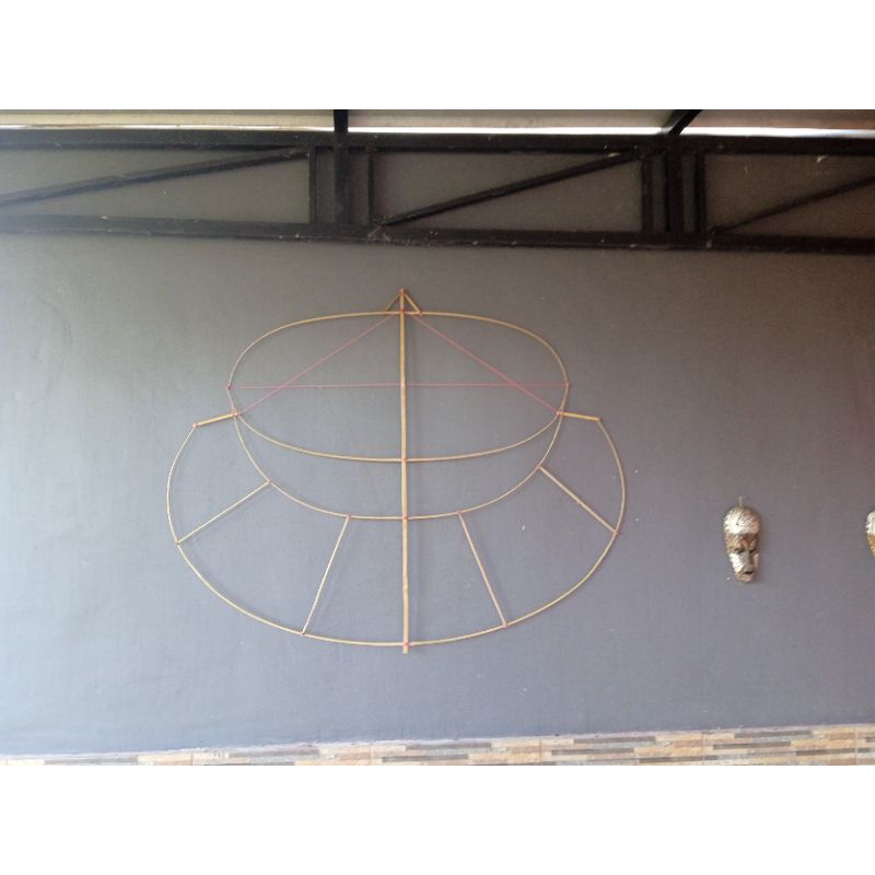 rangka  gapangan lodoyo 1m super rapi set sendaren